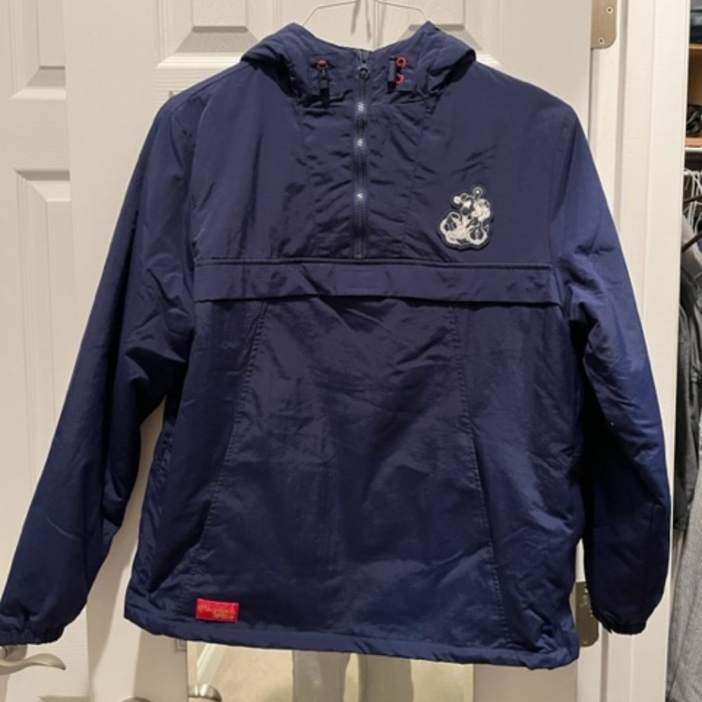 Rare Disneyland Paris EXCLUSIVE Half-zip Insulated Windbreaker